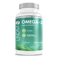LINEAVI Omega 3 Vegan, hochwertige Omega 3 Fettsäuren aus Algenöl, die pflanzliche Alternative zu Fischölpräparaten, in Deutschland hergestellt, 60 Kapseln (2-Monatsvorrat)
