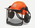 Schutzhelm Forsthelm Husqvarna Functional Mit Visier Gitter Und Kopfhörer Schutz