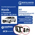 Für MAZDA 3 Fliessheck Typ BM 07.2013-05.2019 AHK abn +7pol spez. E-Satz TOP