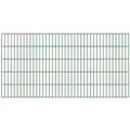 Alberts Doppelstabmatte, 2 m lang, 100 cm hoch, Gittermatte, Grün RAL 6005