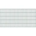 Doppelstabmattenzaun ALBERTS "Doppelstab-Gittermatte 6/5/6", grün, H:100cm, Stahl, Zaunelemente, LxH: 200x100 cm