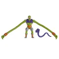 MASTERS OF THE UNIVERSE Snake Men Sssqueeze - Schlangenmensch Bösewicht mit beweglichen 18 cm großen Figuren, inklusive Zubehörteil, perfekt zum Sammeln und Spielen, HLB53, HKM78