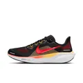 Nike Herren Air Zoom Pegasus 41 Straßen-Laufschuhe, Black/Topaz Gold/Bright Crimson, 42