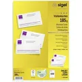 Sigel Visitenkarten Sigel DP830 Bedruckbare Visitenkarten, microperforiert 85 x 55 mm Hoch weiß