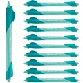 Maped Kidy Learn radierbarer Kugelschreiber, 12 Stück, Haifisch-Tierstift, Kinder, mit integriertem Radiergummi, nachfüllbar und ergonomisch, zum Erlernen des Schreibens, Grundschulbedarf