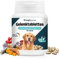 Gelenktabletten für Hunde 125 Stk - Grünlippmuschel, Glucosamin, MSM, Hyaluron, Chondroitin, Teufelskralle - zur Unterstützung bei Gelenkproblemen
