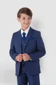 SANDER STELLAN Kinderanzug Jungenanzug Kommunionanzug blau festlich, elegant