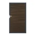GrojaSolid BPC Universal Tor 100x180cm walnuss co-extr.-Rahmen DB 703 4250260965199