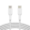 Belkin BoostCharge geflochtenes 1 m USB-C/USB-C Kabel, weiß