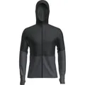 Icebreaker M Mer 200 Realfleece Descender Long Sleeve Zip H black/graphite/cb (B54) S