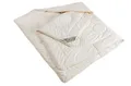 franknatur 4-Jahreszeitenbett Nadia, Füllung: 100% Schurwolle kbT, Bezug: 100% Baumwolle kbA, Bettdecke mit Merino-Wolle und Baumwolle in Bio-Qualität