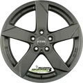 4x Rial Kodiak graphit 8x19 ET50 - LK5/114.3 ML70.1 Felge Alu