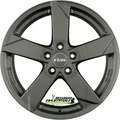 4x Rial Kodiak graphit 8x19 ET50 - LK5/114.3 ML70.1 Felge Alu