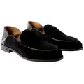 CHRISTIAN LOUBOUTIN Loafers Suede Penny No Back Slippers Sneakers Schuhe Turnschuhe Loafer klappbaren Ferse schwarz 44 EU
