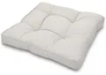 Beautissu Lounge Kissen Outdoor Hellgrau XLuna, 50x50cm