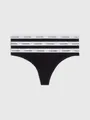 Calvin Klein Underwear Tanga 3 PACK THONG (LOW-RISE) (3-St) String low waist mit Logobund