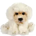 Malteser Doodle Kuscheltier Hund weiß Plüschtier Schnuffelhund INDY