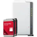 Synology DS223j 8TB WD Red Plus NAS-Bundle NAS inkl. 2x 4TB WD Red Plus 3.5 Zoll SATA Festplatte