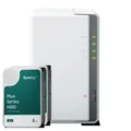 Synology DS223j 16TB Plus HDD NAS-Bundle NAS inkl. 2x 8TB Synology Plus 3.5 Zoll SATA Festplatte BDL_DS223j+HAT3310-8TX2