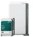 Synology DS223j 4TB Synology Plus HDD NAS-Bundle NAS inkl. 2x 2TB Synology Plus 3.5 Zoll SATA Festplatte BDL_DS223J+HAT3300-2TX2