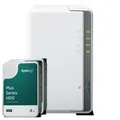 Synology DS223j 8TB Synology Plus HDD NAS-Bundle NAS inkl. 2x 4TB Synology Plus 3.5 Zoll SATA Festplatte BDL_DS223J+HAT3300-4T