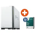 Synology DS223j NAS System 2-Bay 12 TB inkl. 2x 6 TB Synology HDD HAT3300-6T DS223J_HAT3300-6T