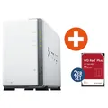 Synology Diskstation DS223j NAS System 2-Bay inkl. 2x 8 TB WD Red Plus WD80EFPX DS223J_WD80EFPX