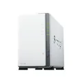 Synology DS223J 2 Bay Desktop NAS, weiß