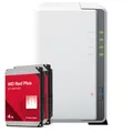 Synology DS223j 8TB WD Red Plus NAS-Bundle NAS inkl. 2x 4TB WD Red Plus 3.5 Zoll