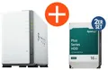 Synology DS223j NAS System 2-Bay 32 TB inkl. 2x 16 TB Synology HDD HAT3310-16T