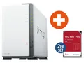 Synology Diskstation DS223j NAS System 2-Bay inkl. 2x 6 TB WD RED Plus WD60EFPX