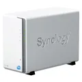 Synology DS223j NAS 2-Bay Server Weiß Hot-Plug HDD SSD SATA Ethernet RJ-45