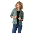 VERO MODA Damen Blazer VMJesmilo Sakko mit Dreiviertel-Ärmeln 10279700 Laurel Wreath M