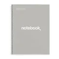 Notizbuch A4 Notebook, 1 farbiger Streifen, 80 Blatt mit raster 5 x 5 mm, Pa...
