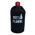 BlueCraft Abdeckhaube, 5 kg Gasflasche inkl. Druck "Pott & Flamme"