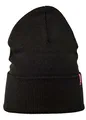 Levi's Unisex New Slouchy Beanie W Red Tab Detail Strickmütze, Schwarz (Black), One size