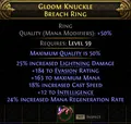 Ring Spark Stromweaver Breach Mana Standard Softcore Path of Exile 2 PoE 2