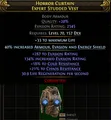 Body Armour Evasion 2500 Monk Life Standard Softcore Path of Exile 2 PoE 2