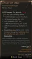 Litany of Sable 900 IP Warlock Season 13 SC D4 PS5