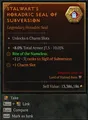 6 Slot Horadric Seal Warlock Season 13 SC D4 PS5