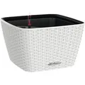Lechuza® Pflanzgefäß Bacino Cottage Weiß 30 cm x 30 cm Erdbewässerungssystem
