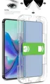 Protectorking Schutzfolie 1x Blickschutz 9H Panzerglas für Samsung Galaxy A23 Sichtschutz echtes, (1-Stück), Echtes Tempered 9H Panzerglas, für eine Milimeter genaue Montage