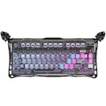 GravaStar Mercury K1 Pro Gaming Tastatur BT5.0/2.4G/USB-C, 75% Gasket Hot-Swap-fähiger Mechanische Tastatur Kabellos mit RGB-Hintergrundbeleuchtung, Win/Mac, QWERTY, Cyberpunk Edition