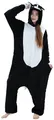 corimori Stinktier-Kostüm Erwachsene Damen Herren Karneval Tier-Kostüme Onesie Jumpsuit Overall 29 Stinktier,XL