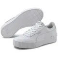 PUMA CARINA LIFT TW Sneaker mit perforiertem Obermaterial, mit Gummilaufsohle, mit Schnürung weiß 36 EU