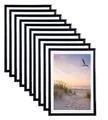 IDEAL TREND Bilderrahmen Set Bilderrahmen 21x29,7 DIN A4 Fotorahmen aus Kunststoff Bilder Foto, für 10 Bilder (10 St), bruchsicheres Kunststoffglas