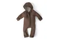 Ehrenkind Overall Walkoverall Baby aus Merino Schurwolle mit Reißverschluss (Taupe, Gr. 50-56) Wollwalk Overall Baby 50/56