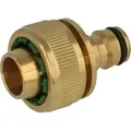 Tecuro - Schlauchanschluss Mit Stecker Für Schlauch 3/4 Zoll (ø 19 Mm) Ms-stecksystem