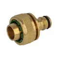 tecuro Schlauchanschluss mit Stecker für Schlauch 3/4 Zoll (Ø 19 mm) MS-Stecksystem