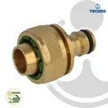 tecuro Schlauchanschluss mit Stecker 3/4 Zoll (Ø 19 mm) MS-Stecksystem